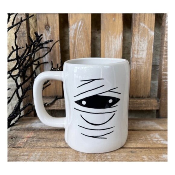 NEW Rae Dunn Halloween Double Sided EEK Mug 👻 - Picture 3 of 9